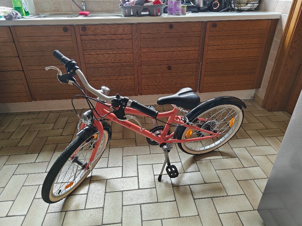 Mooie meisjesfiets 16 inch, Fietsen en Brommers, Velgrem, Versnellingen, Zo goed als nieuw, 16 inch