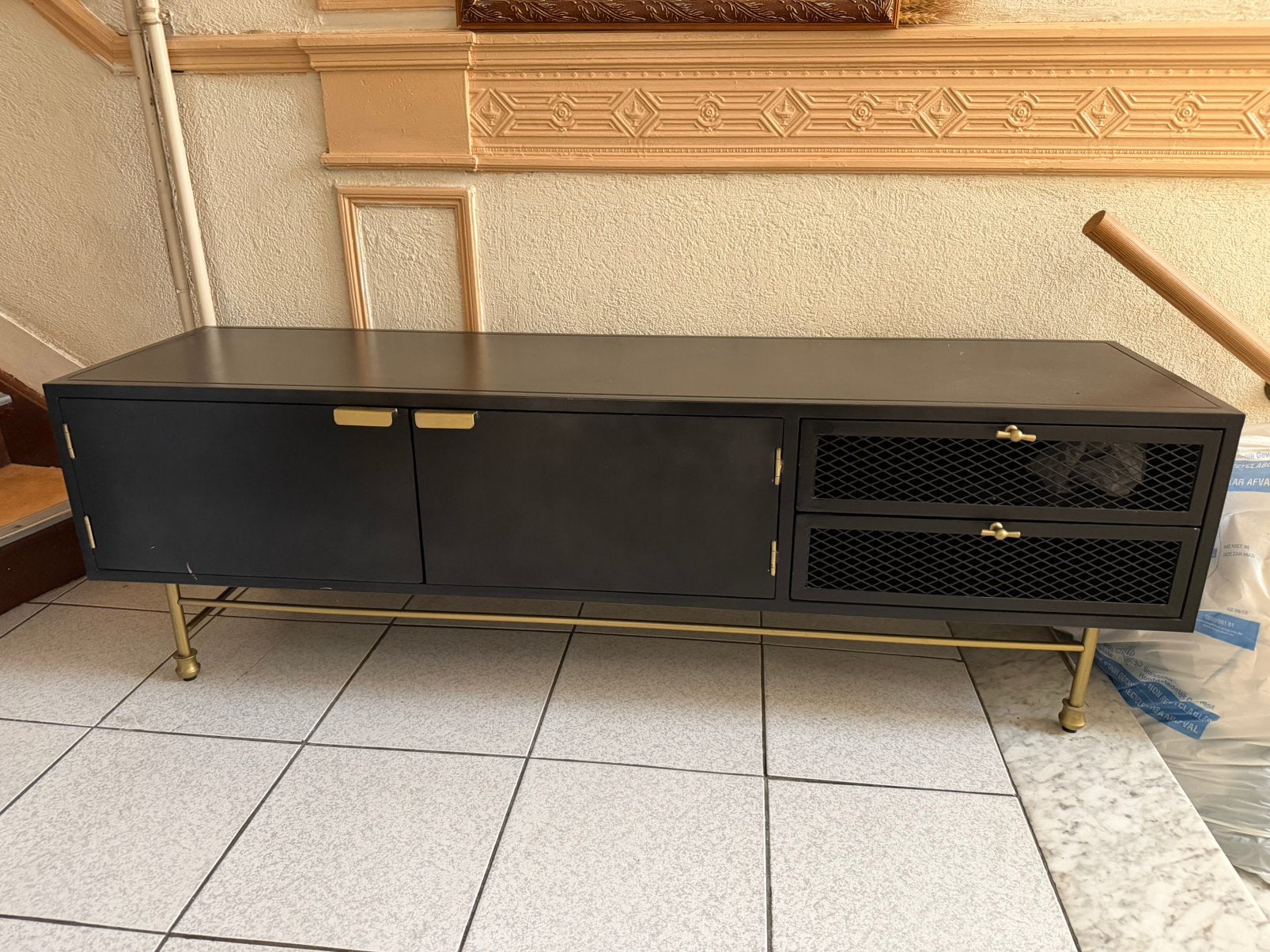 Meuble Tv 160cm style industriel maison du monde, 25 à 50 cm, Moins de 100 cm, 150 à 200 cm, Enlèvement