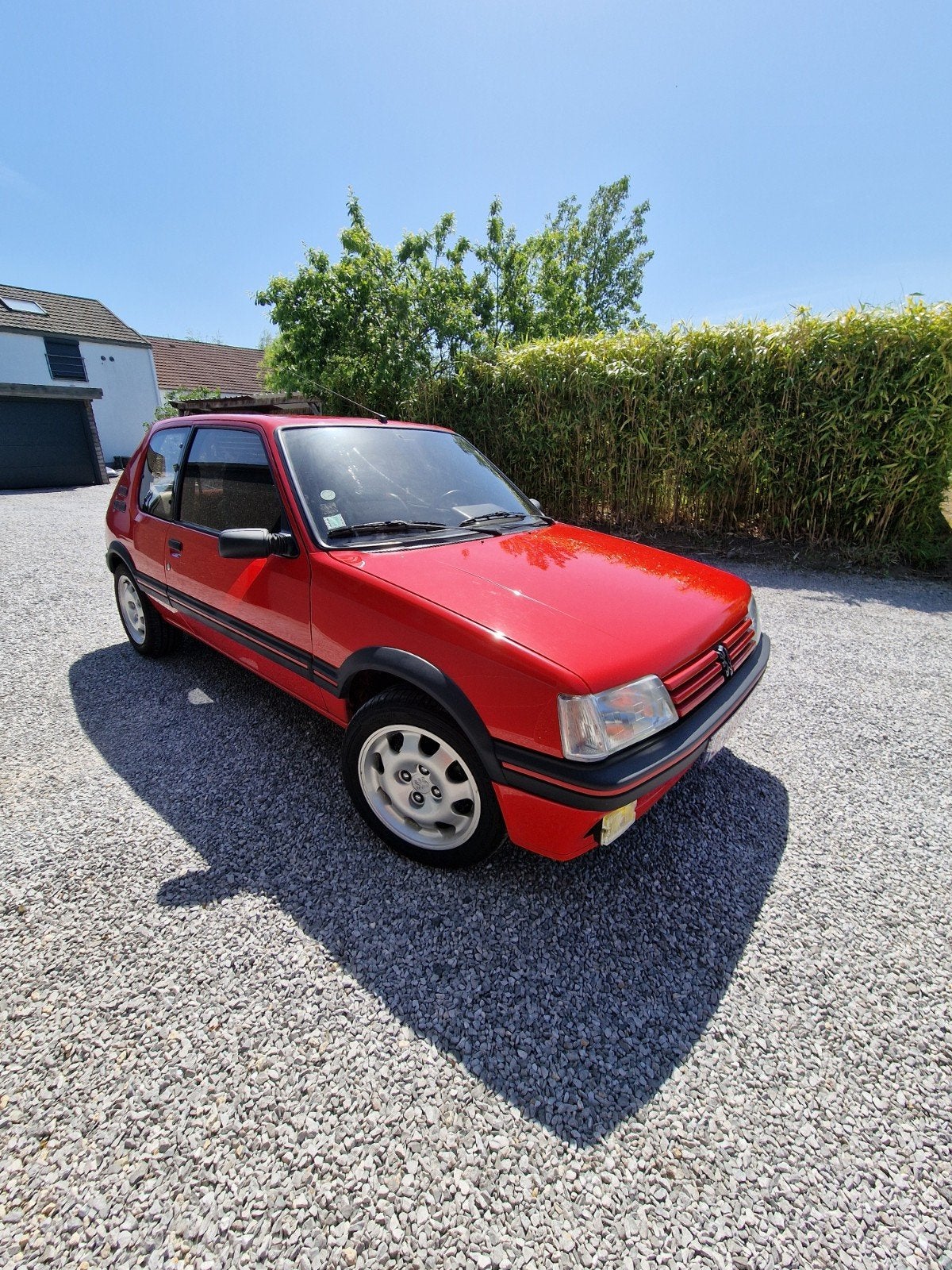 Peugeot 205 Gti 1.9 2e eigenaar, 4 zetels, Zwart, Leder en Stof, Handgeschakeld