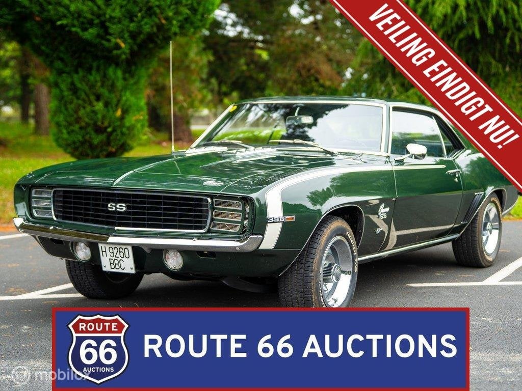 Chevrolet Camaro SS 396 | 1969 | Route 66 Auctions, Autos, Achat, Entreprise, Chevrolet, Boîte manuelle