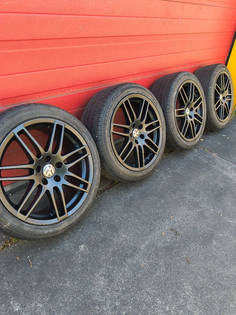 Vw velgen 18 inch banden 5x112 rs4 velgen 18inch golf caddy, Auto-onderdelen, Ophalen, Gebruikt, BMW