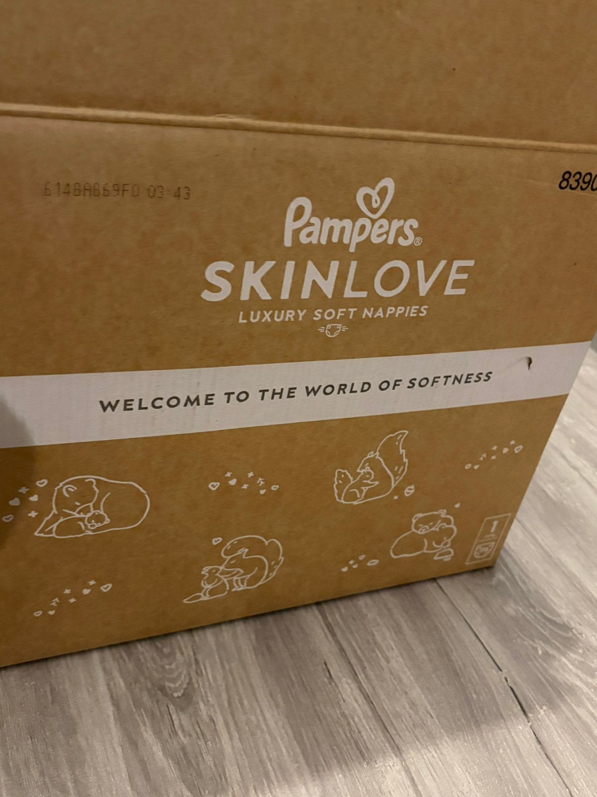 Pampers skinlove soft, Kinderen en Baby's, Ophalen of Verzenden, Zo goed als nieuw