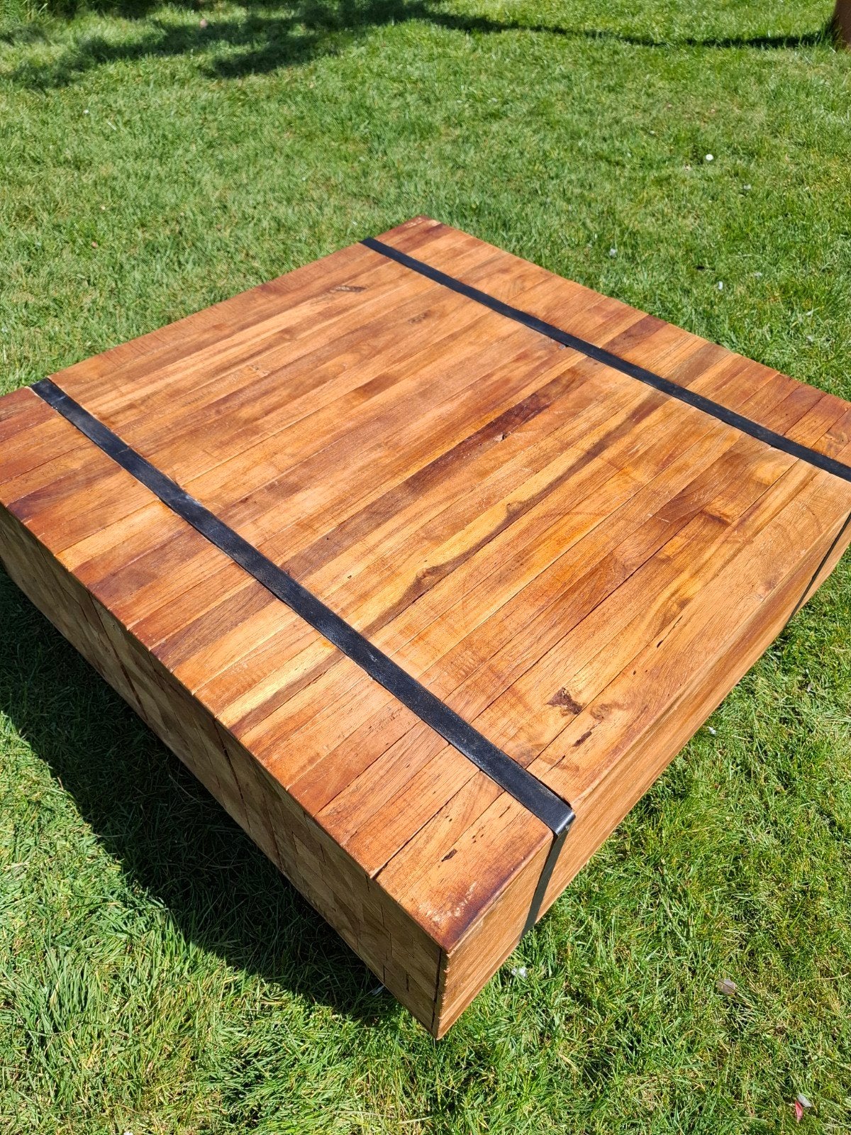 Prachtige salontafel op wielen, Huis en Inrichting, Tafels | Salontafels, Ophalen