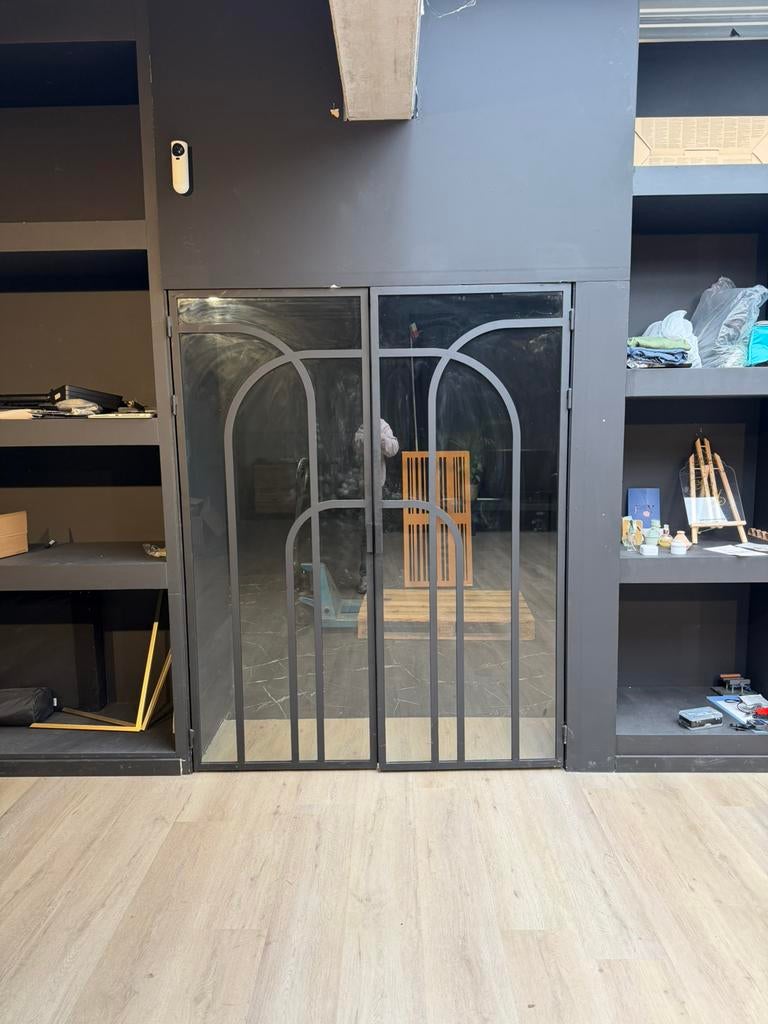 Dubbele stalen deur 120cm x 200cm, Ophalen