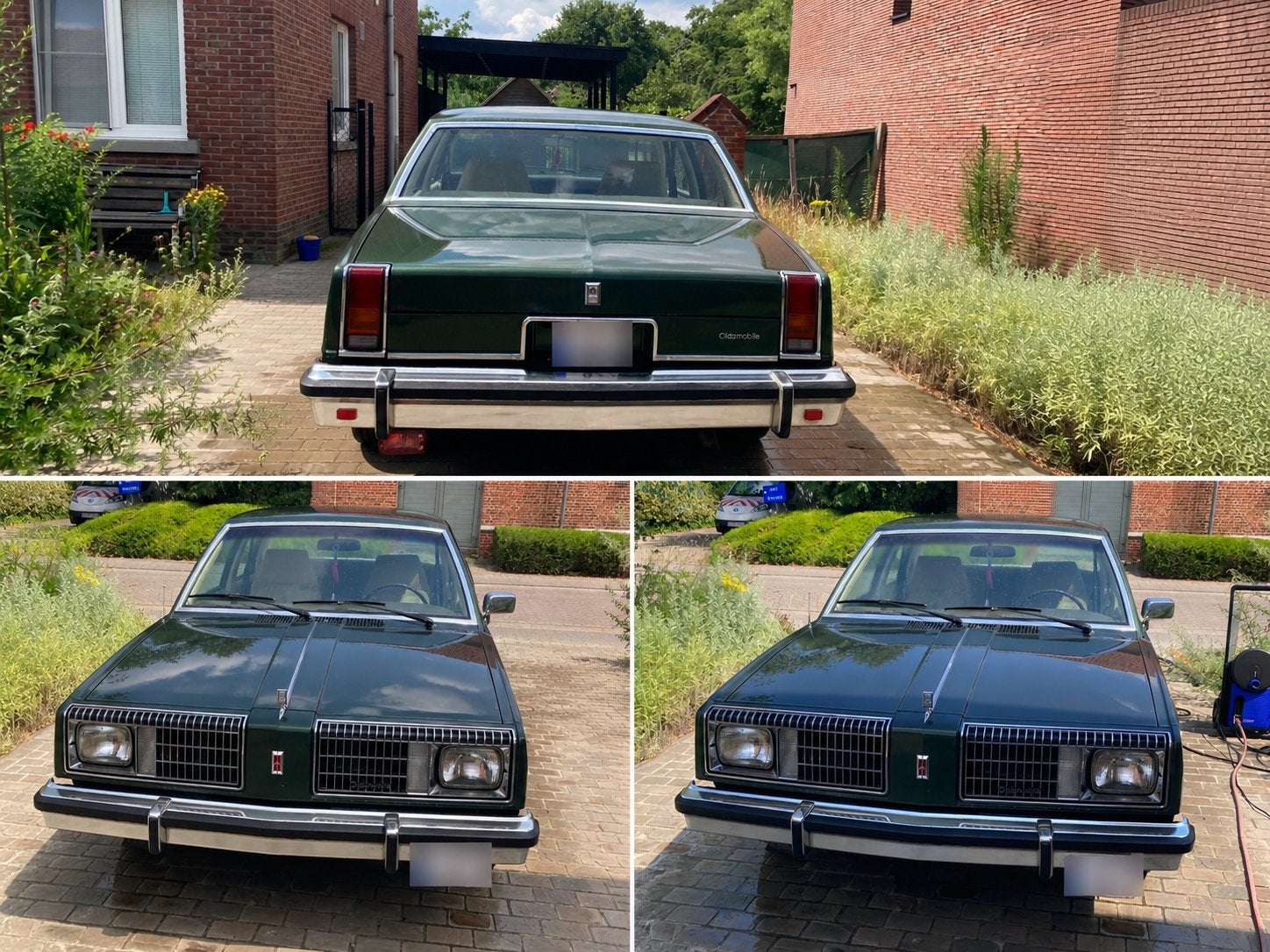 Oldsmobile omega v6 oldtimer, Beige, Leder en Stof, 5 deurs, Dealer onderhouden
