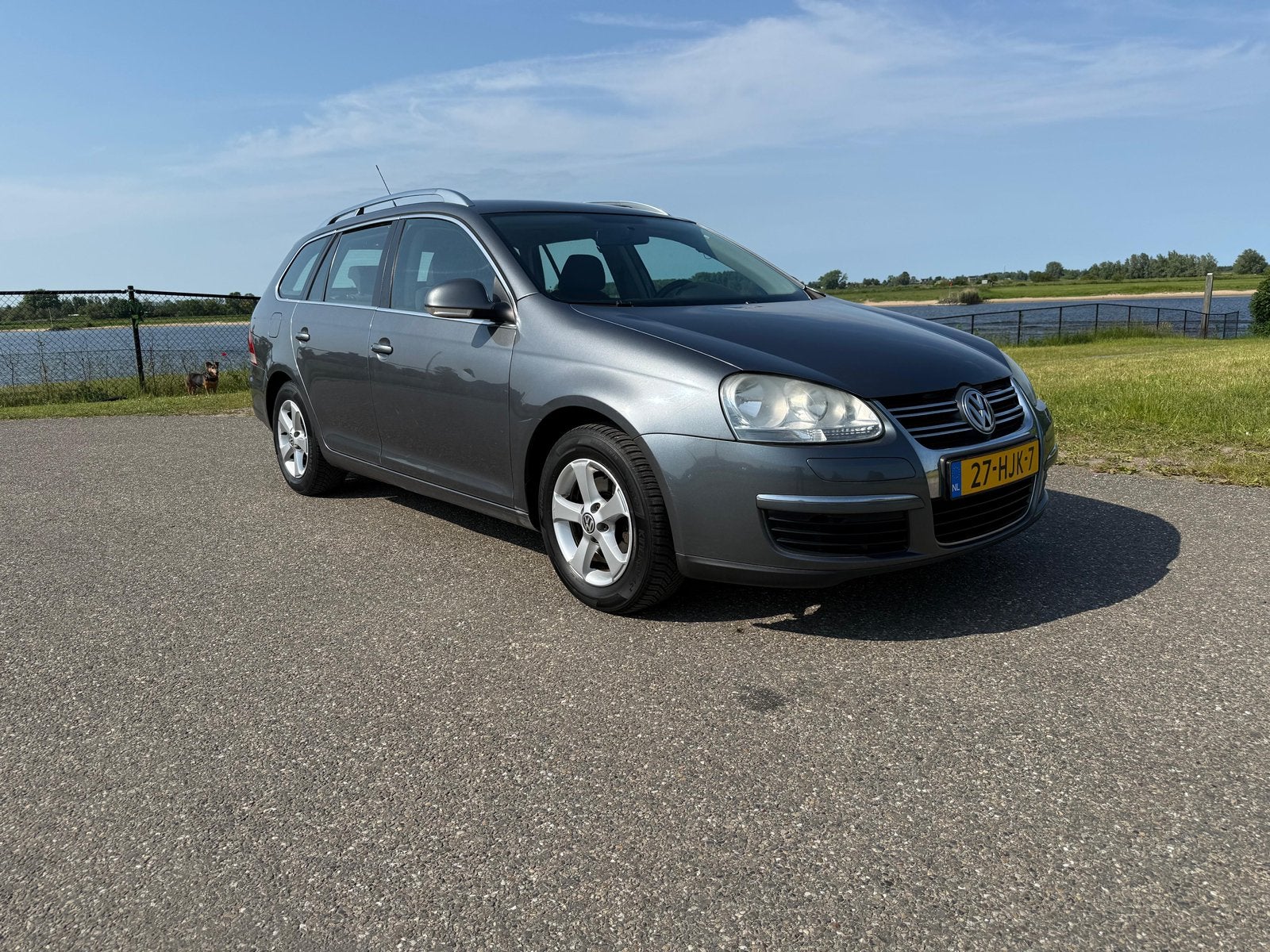 Vw golf variant 1.9 TDI highline airco, Argent ou Gris, Achat, Boîte manuelle, Noir
