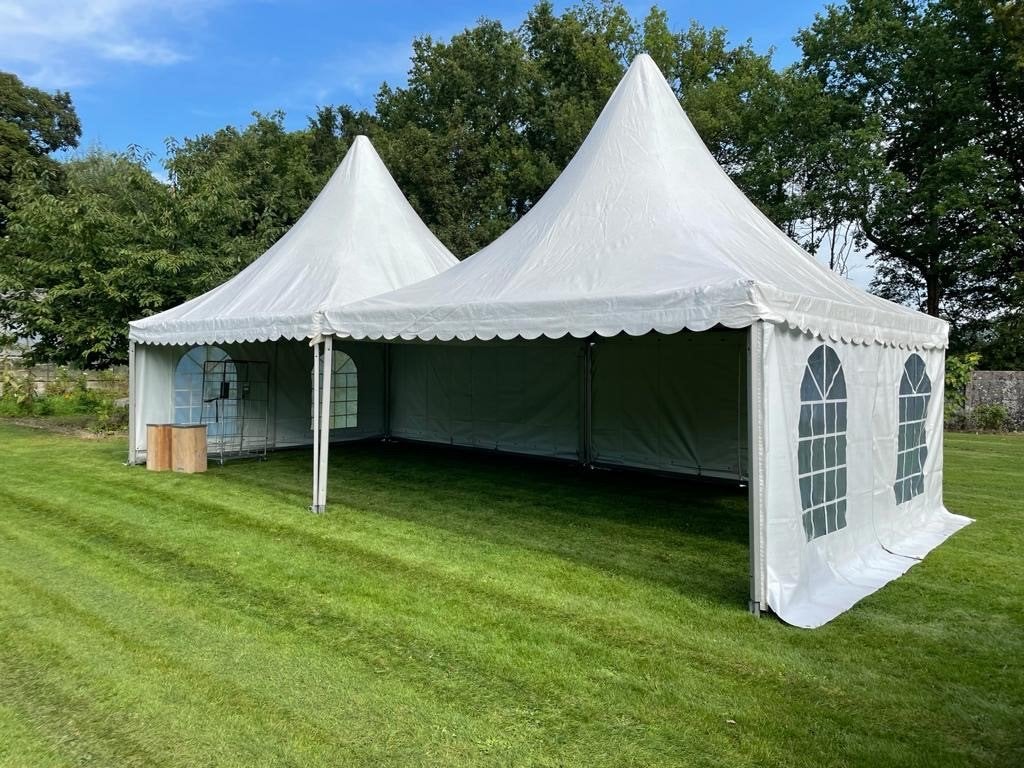 Pagodetenten (KOOP)  3x3 | 4x4 | 5x5 mtr, Tuin en Terras, Partytenten, Ophalen, Opvouwbaar, Zo goed als nieuw, 4 tot 6 meter