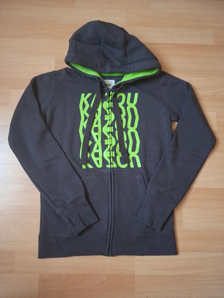 Kazou hoodie met rits en kap, Nieuw, Ophalen of Verzenden, Maat 36 (S), Grijs