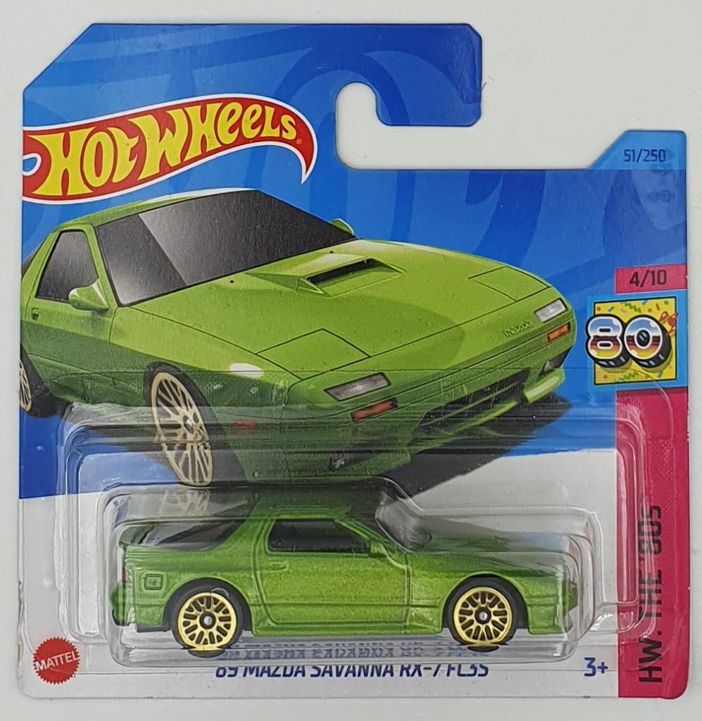 Hot Wheels - HW: The '80s - '89 Mazda Savanna RX-7 FC3S, Neuf, 333 Continental Boulevard, El Segundo, CA 90245, United States