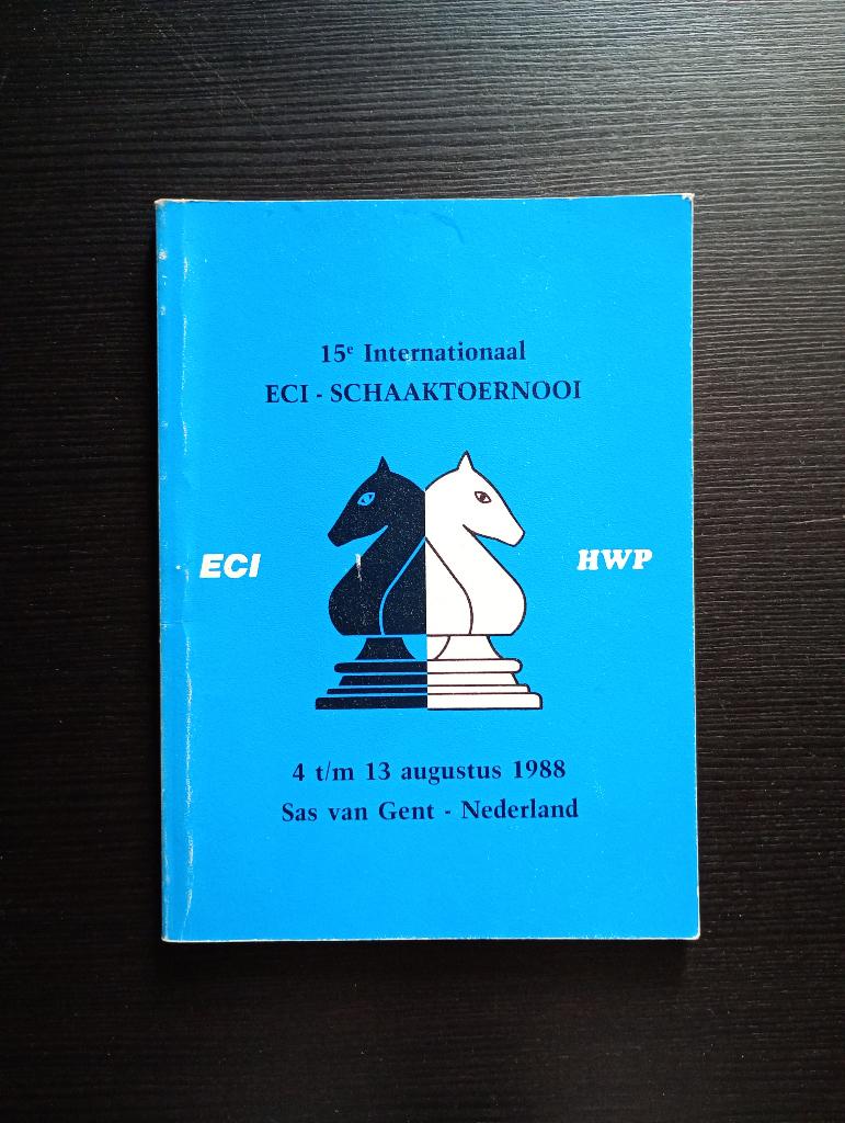 schaken ECI 1988, Ophalen of Verzenden, Minder dan 500 stukjes, Zo goed als nieuw, Schaken