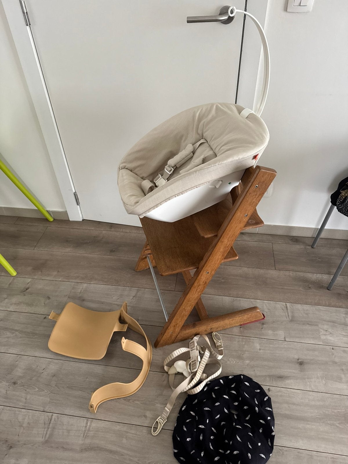 Stokke trip trap kinderstoel babyset Newborn, Enlèvement ou Envoi, Comme neuf