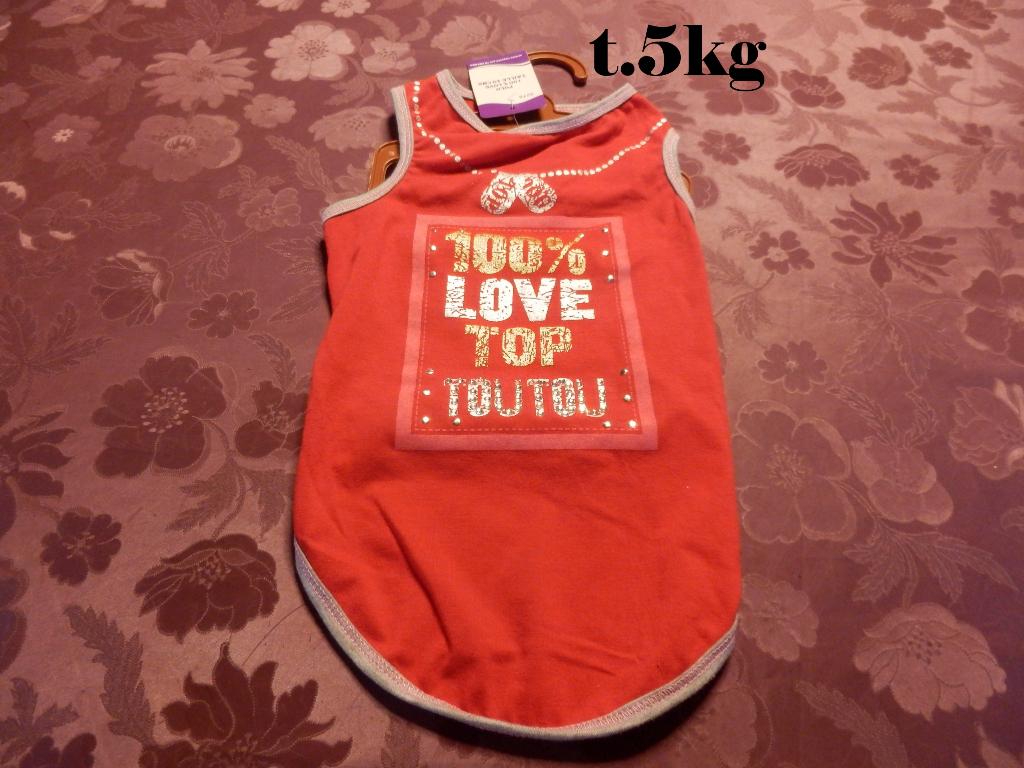 (1)- tee shirt pour petit chien rouge - neuf -, Dieren en Toebehoren, Hondenkleding, Ophalen of Verzenden, Nieuw, Hondenshirt