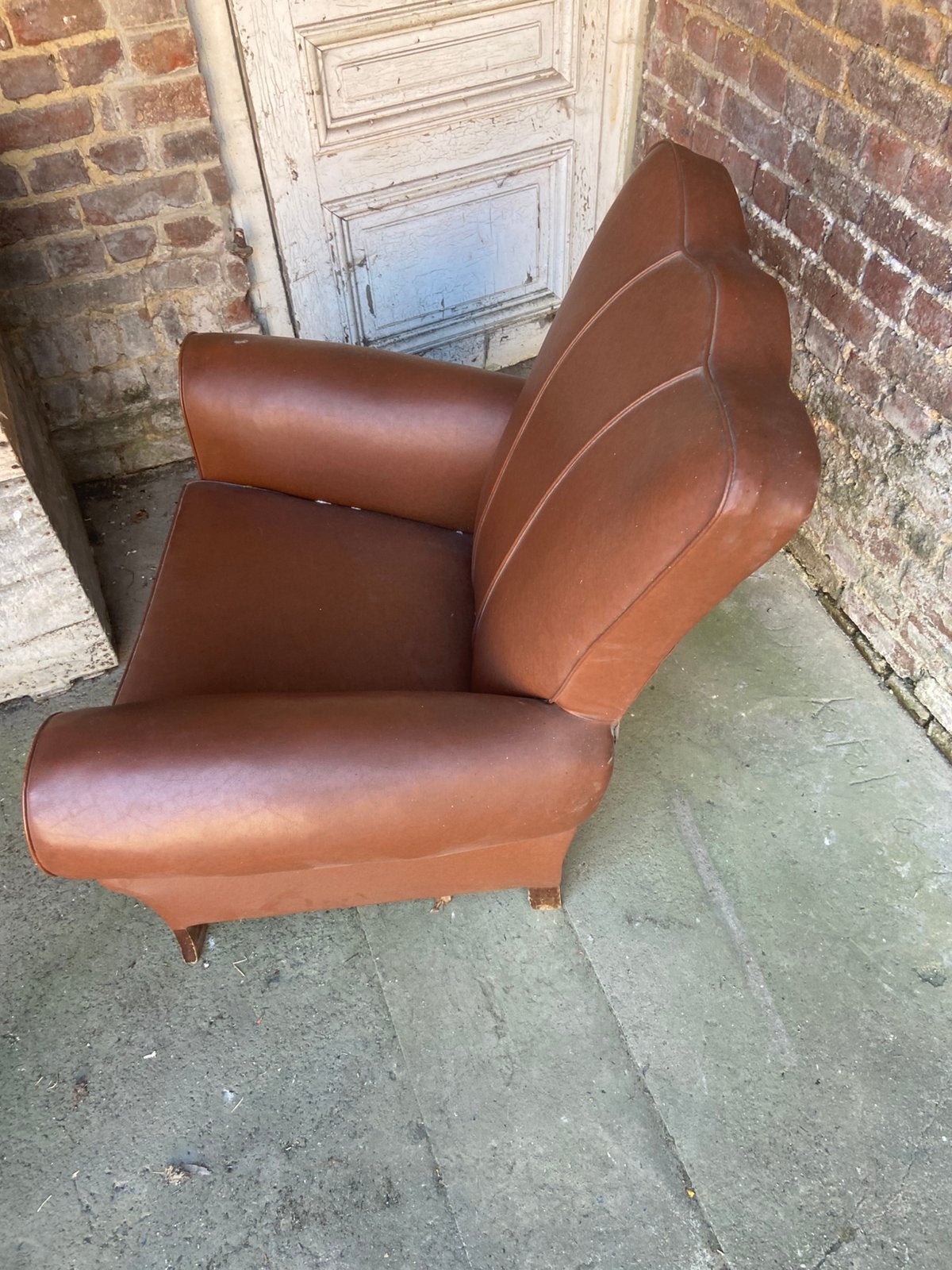 Ancien fauteuil, Maison & Meubles, Enlèvement, Utilisé