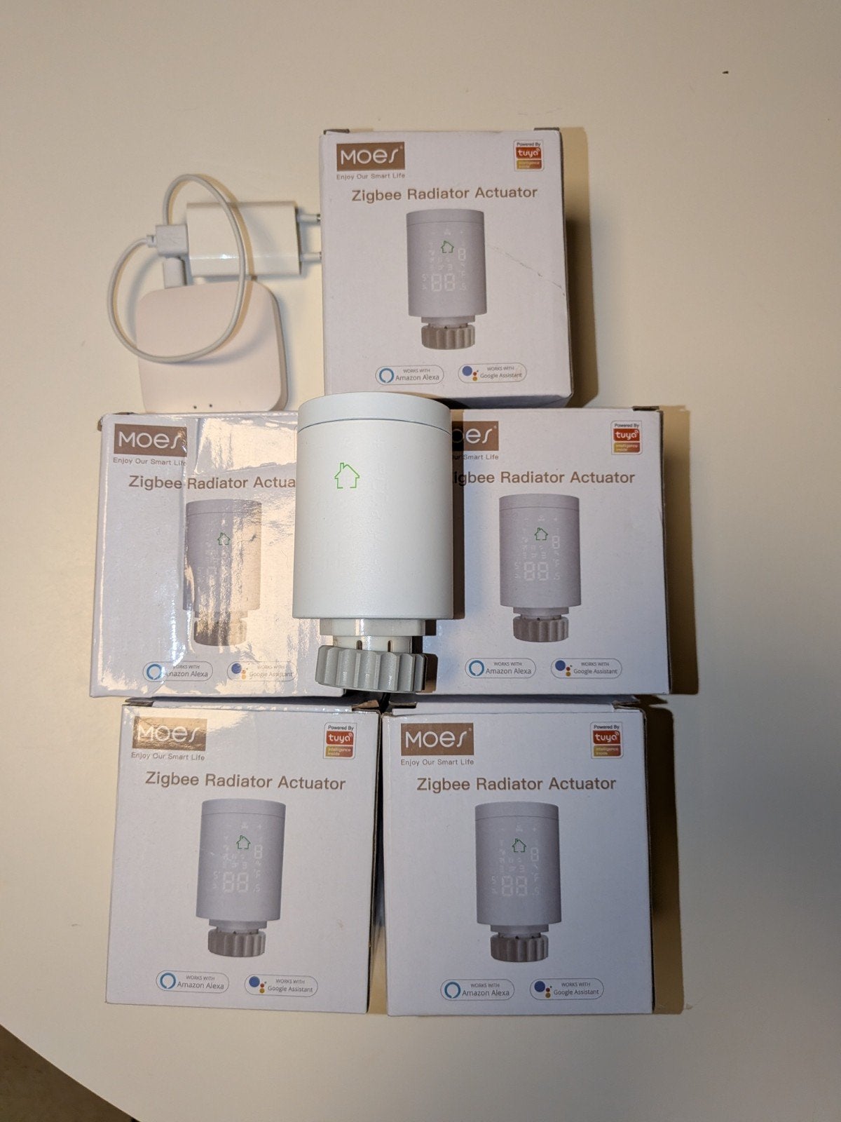 smart thermostatische radiatorkranen, Doe-het-zelf en Bouw, Ophalen of Verzenden, Slimme thermostaat, Zo goed als nieuw