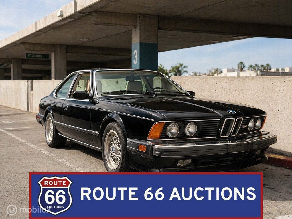 BMW M6 | 1987 | Route 66 Auctions, Autos, Oldtimers & Ancêtres, Achat, Entreprise, Boîte manuelle, Autre carrosserie