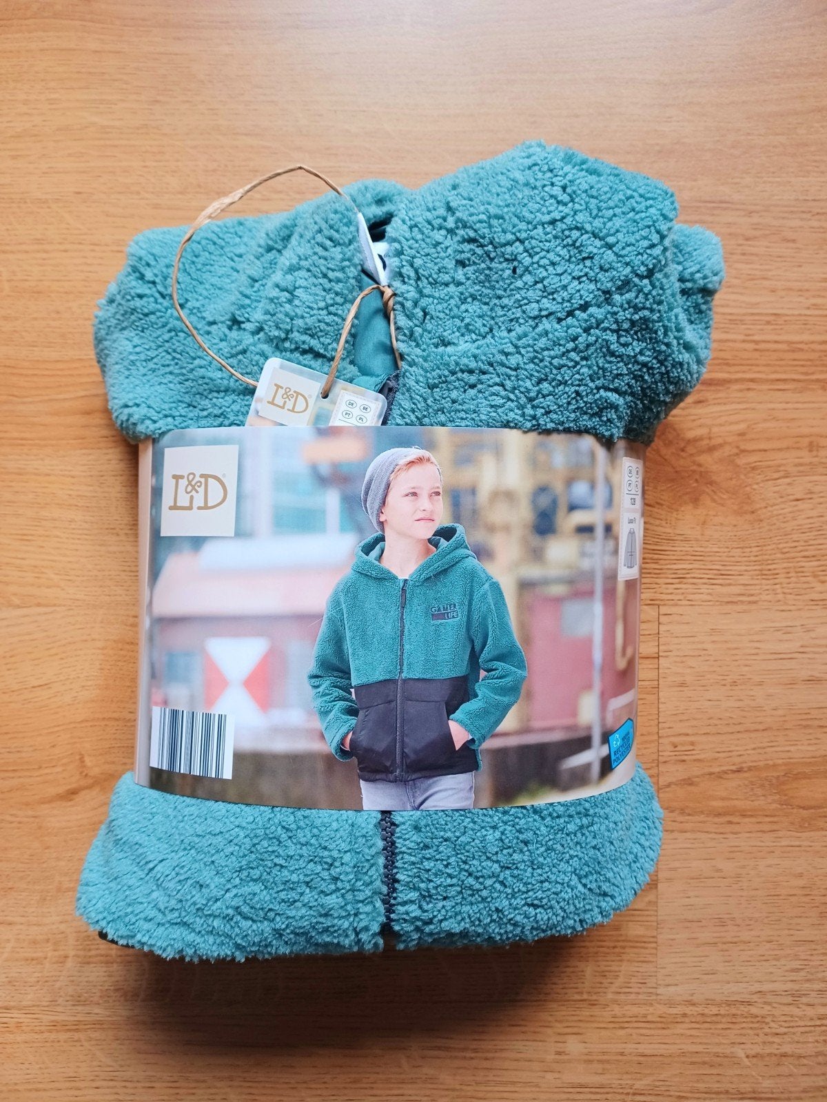 Teddy vest jas met kap maat 128 NIEUW, Kinderen en Baby's, Ophalen, Jongen of Meisje, Nieuw, Jas