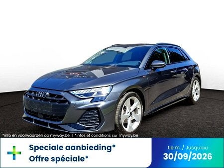 Audi A3 Sportback 30 TFSI S line S tronic, Autos, Argent ou Gris, Achat, Automatique, Hatchback