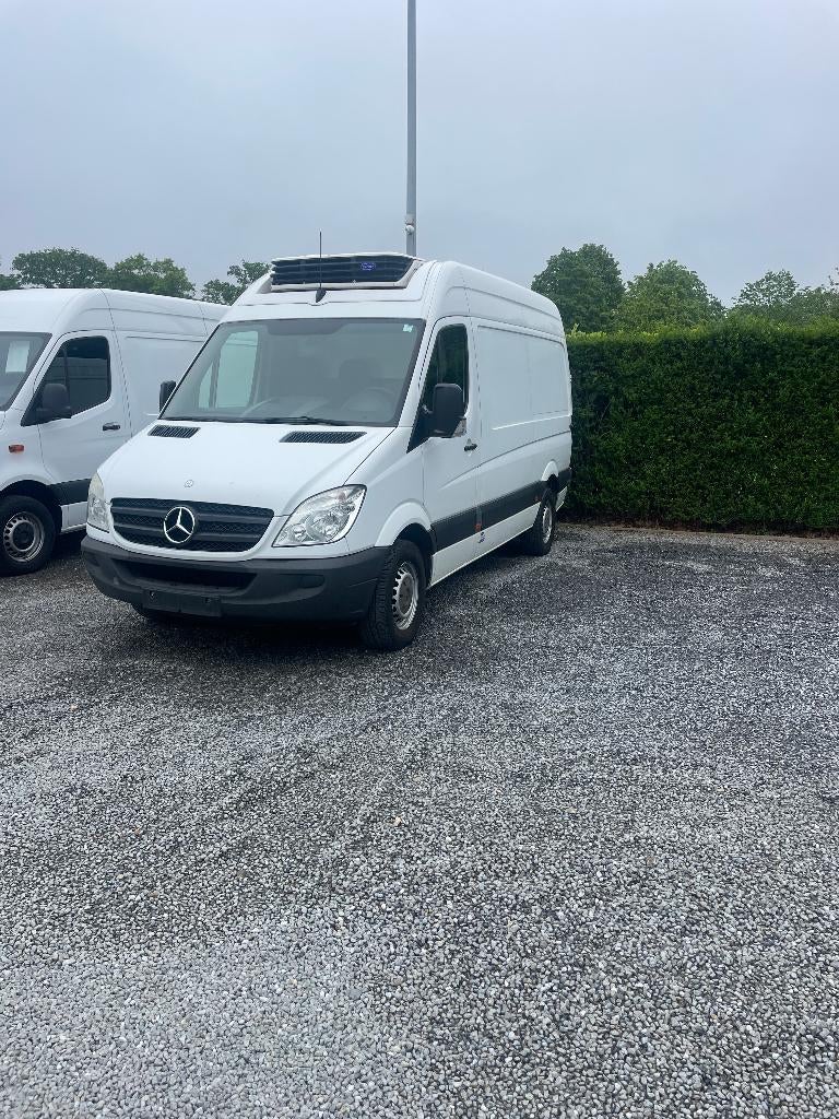 MERCEDES SPRINTER 313CDI L2+H2 KOELWAGEN, Auto's, Euro 5, 4 cilinders, 2000 kg, Wit