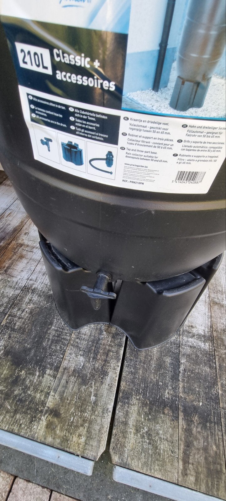 water ton 220 liter met aftapkraan is  nieuw goed voor regen, Ophalen