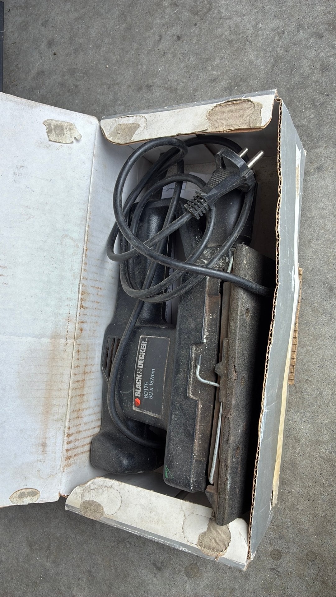 Ponceuse black& decker, Doe-het-zelf en Bouw, Ophalen, Gebruikt