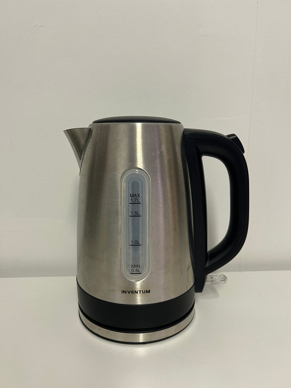 Inventum Waterkoker RVS 1,7 Liter, Ophalen of Verzenden, Zo goed als nieuw