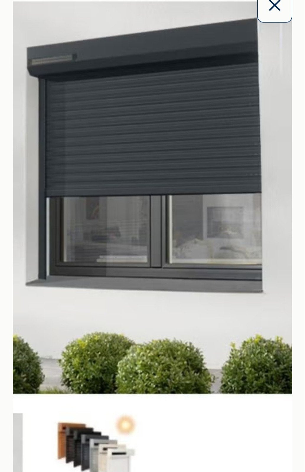 volet roulant solaire, Bricolage & Construction, Neuf, Gris, Moins de 100 cm, 150 à 200 cm