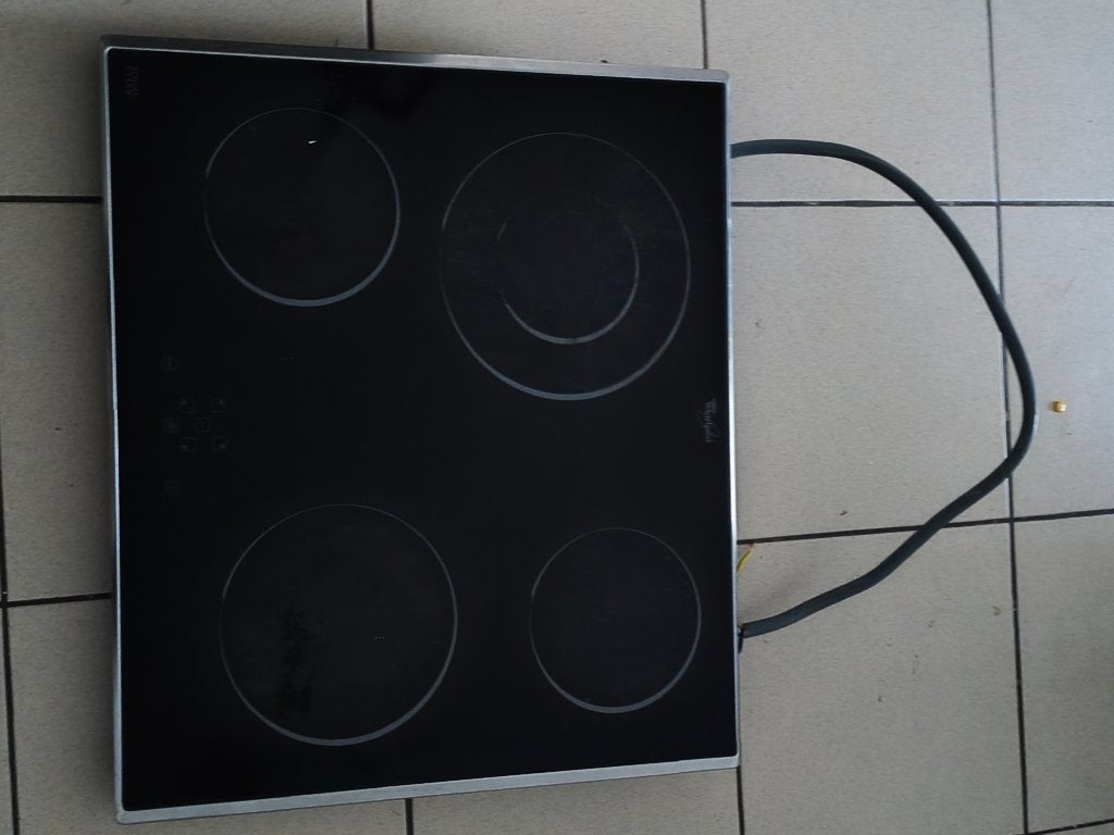 Kook en bakplaat 4 vuren, Elektronische apparatuur, Fornuizen, Ophalen, Gebruikt, Vrijstaand, 45 tot 60 cm