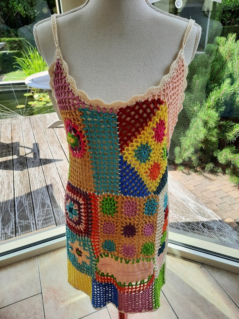 Vintage jurk MOSNOVA - S, Mosnova, Zo goed als nieuw, Maat 36 (S), Boven de knie