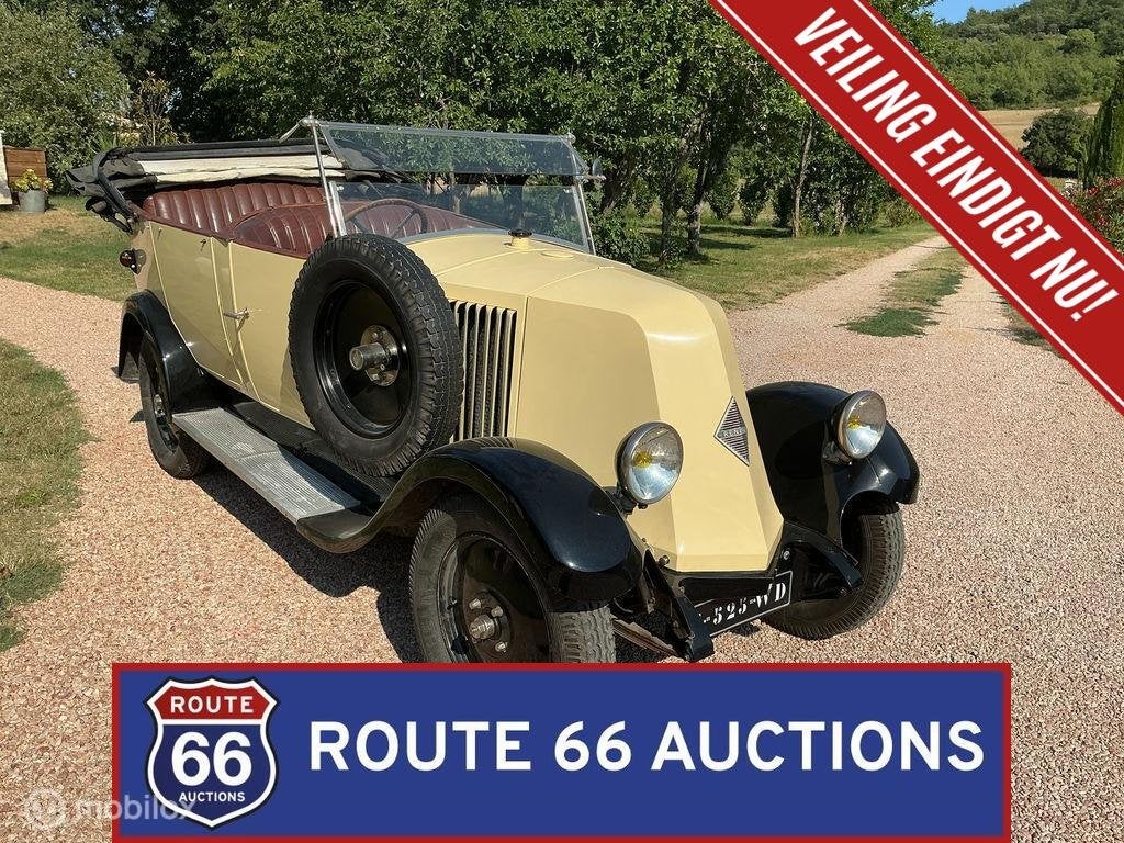 Renault NN | 1926 | Route 66 Auctions, Auto's, Renault, Zwart, Bedrijf, Handgeschakeld