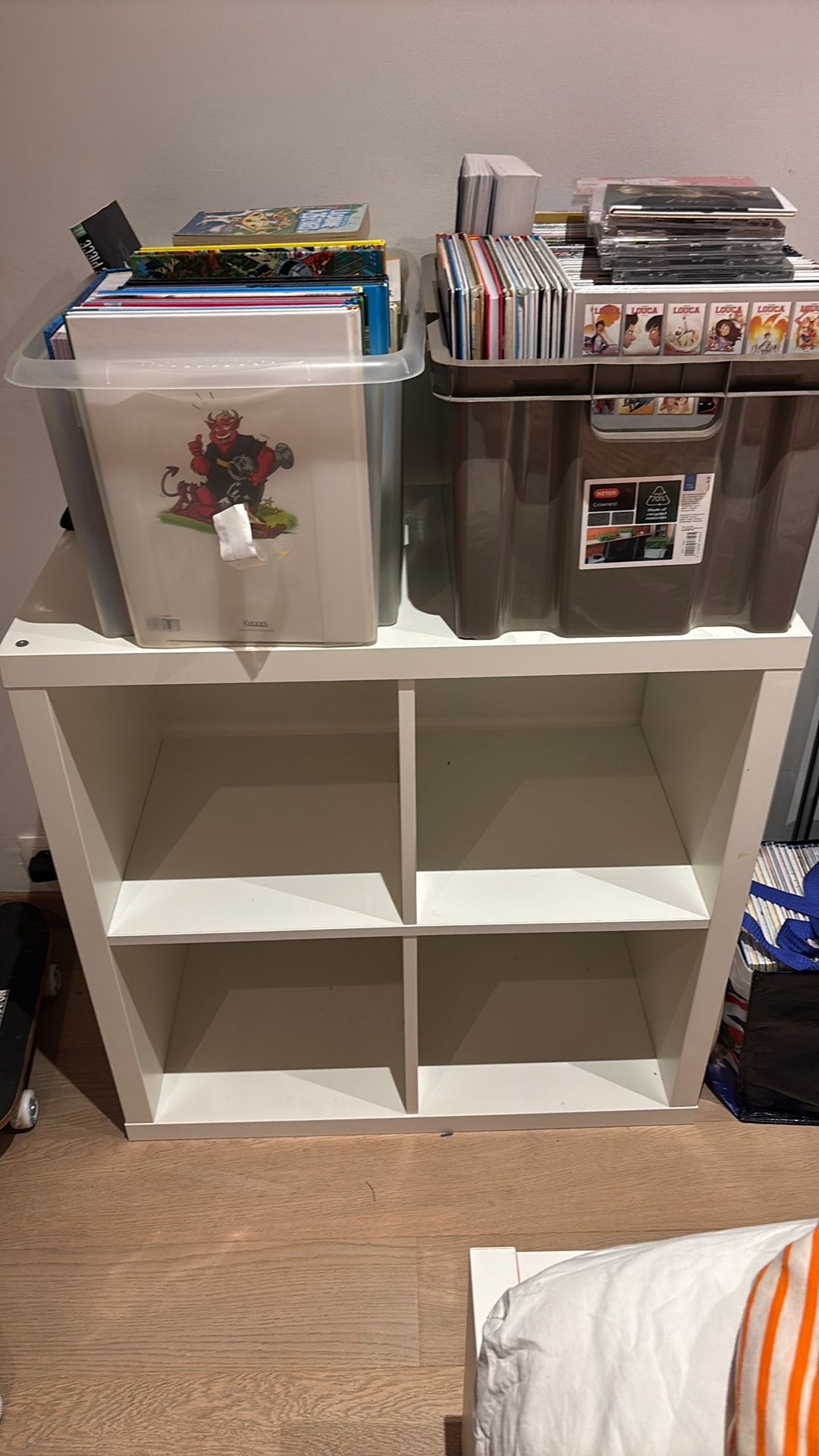 Witte boekenkast, Ophalen, Minder dan 50 cm, Zo goed als nieuw, Minder dan 100 cm