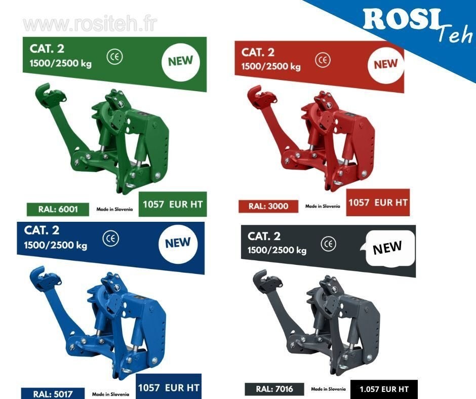 Relevage avant hydraulique universelle pour tracteur CAT2/3, Envoi