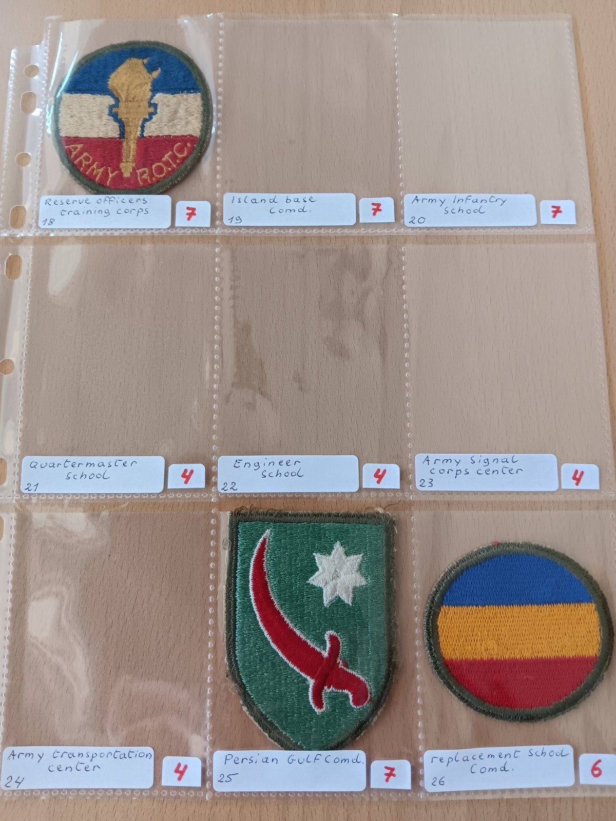 Us ww2 patches, Ophalen of Verzenden