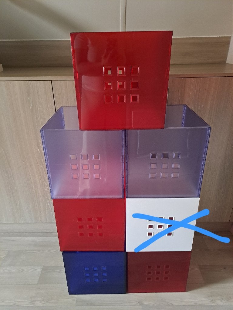 Bakken voor Ikea vakkenkast Kallax of Expedit., Ophalen, Gebruikt