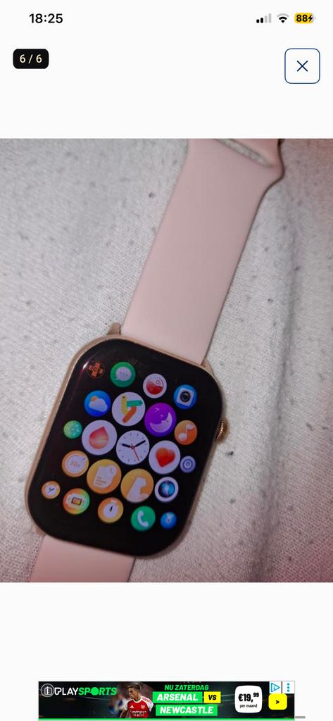 Montre intelligente Ice 2.0, Rouge, Étanche, Comme neuf, Enlèvement