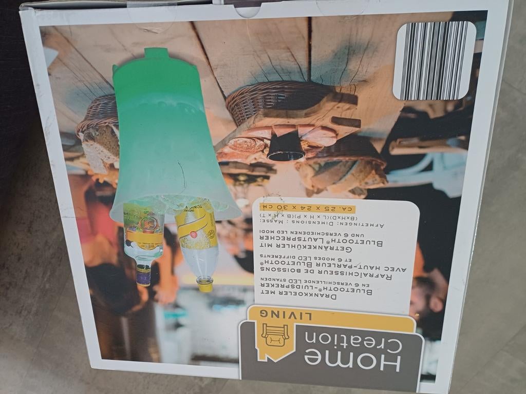 Drankkoeler bluetooth luidspreker met 6 led standen, Ophalen of Verzenden