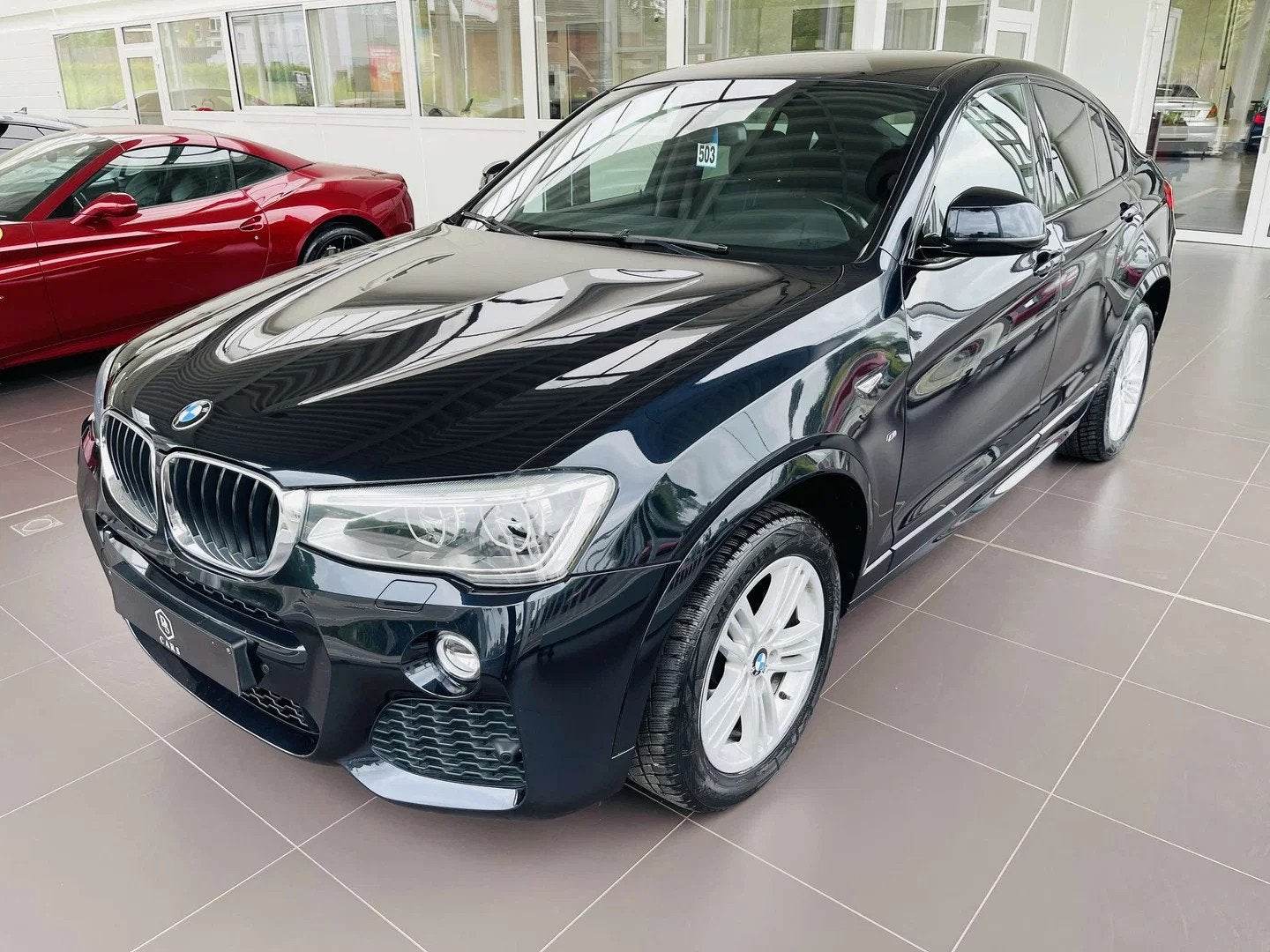 BMW X4 2.0iA * GARANTIE + PACK M + CUIR + GPS PRO + LED *, Auto's, BMW, Automaat, Gebruikt, 4 cilinders, Blauw