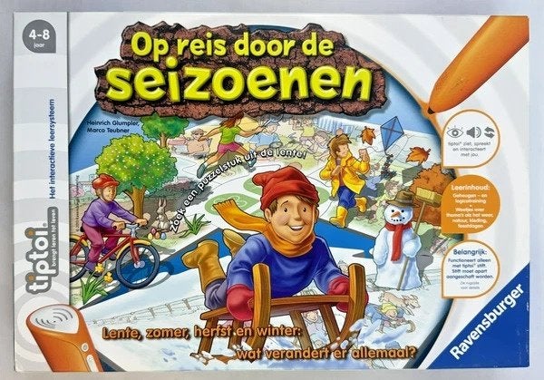Le puzzle Ravensburger Tiptoi, un voyage à travers les saiso, Envoi, Moins de 500 pièces, Comme neuf, Puzzle