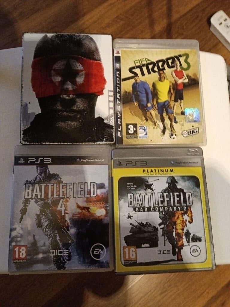 Je vends un lot de 4 jeux [PS3] - boîtier + notice, Consoles de jeu & Jeux vidéo, Enlèvement, Utilisé, Sport