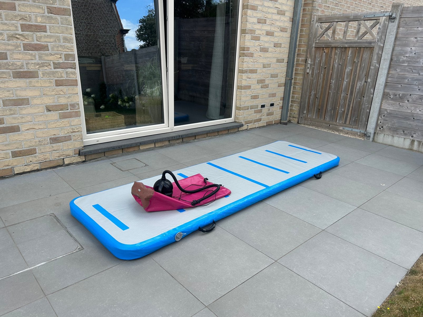 Airtrack, Sport en Fitness, Ophalen, Gebruikt, Blauw, Overige typen