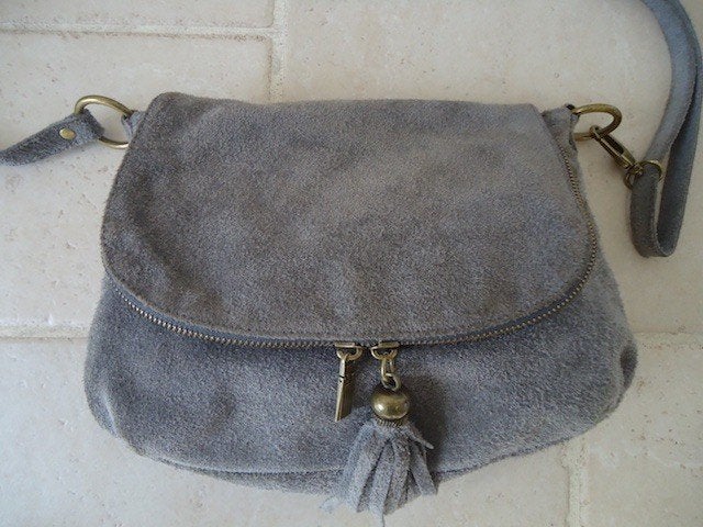 Sac à main gris, Enlèvement ou Envoi, Utilisé