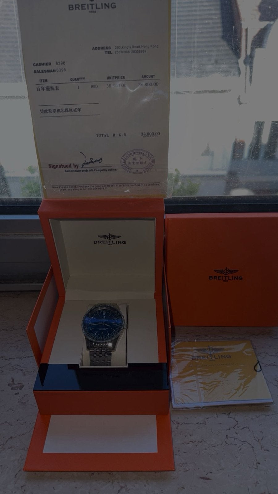 Breitling Navitimer Chronometer, Handtassen en Accessoires, Ophalen of Verzenden, Nieuw, Breitling