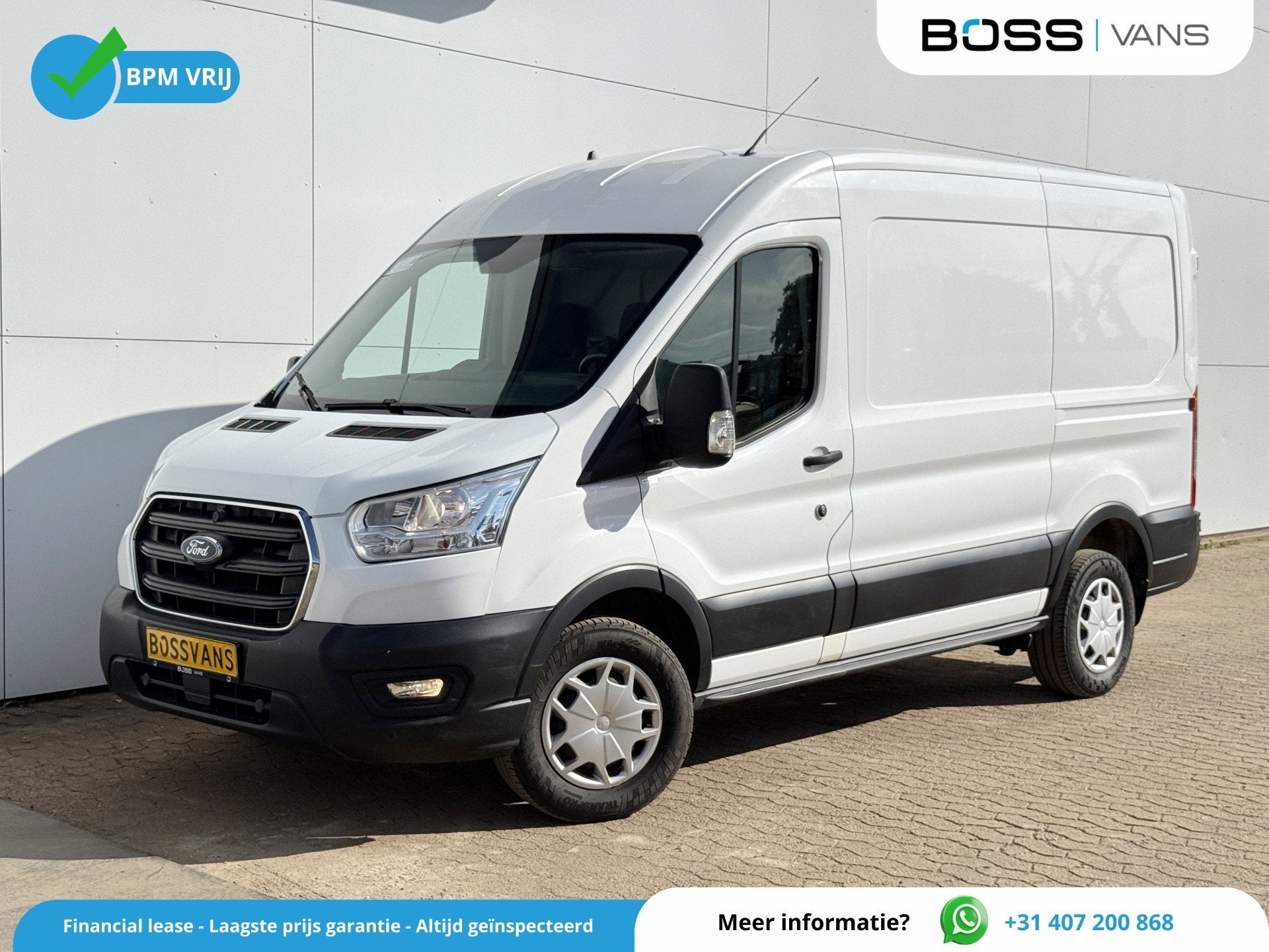 Ford Transit 2.0 TDCI 165PK L2H2 Airco Cruise Control Blueto, Autos, Achat, 2199 kg, 110 kW, Entreprise