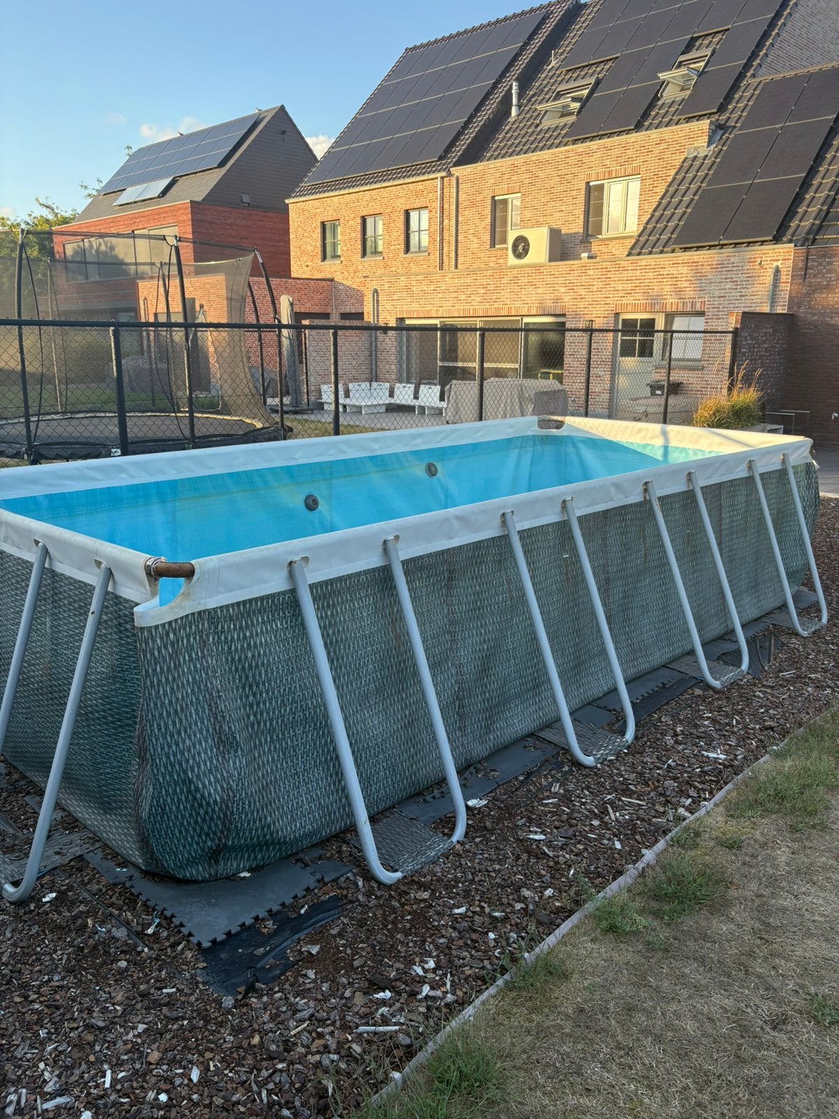 Intex zwembad 549x274, Jardin & Terrasse, Piscines, Enlèvement, Utilisé, Rectangulaire, 400 cm ou plus