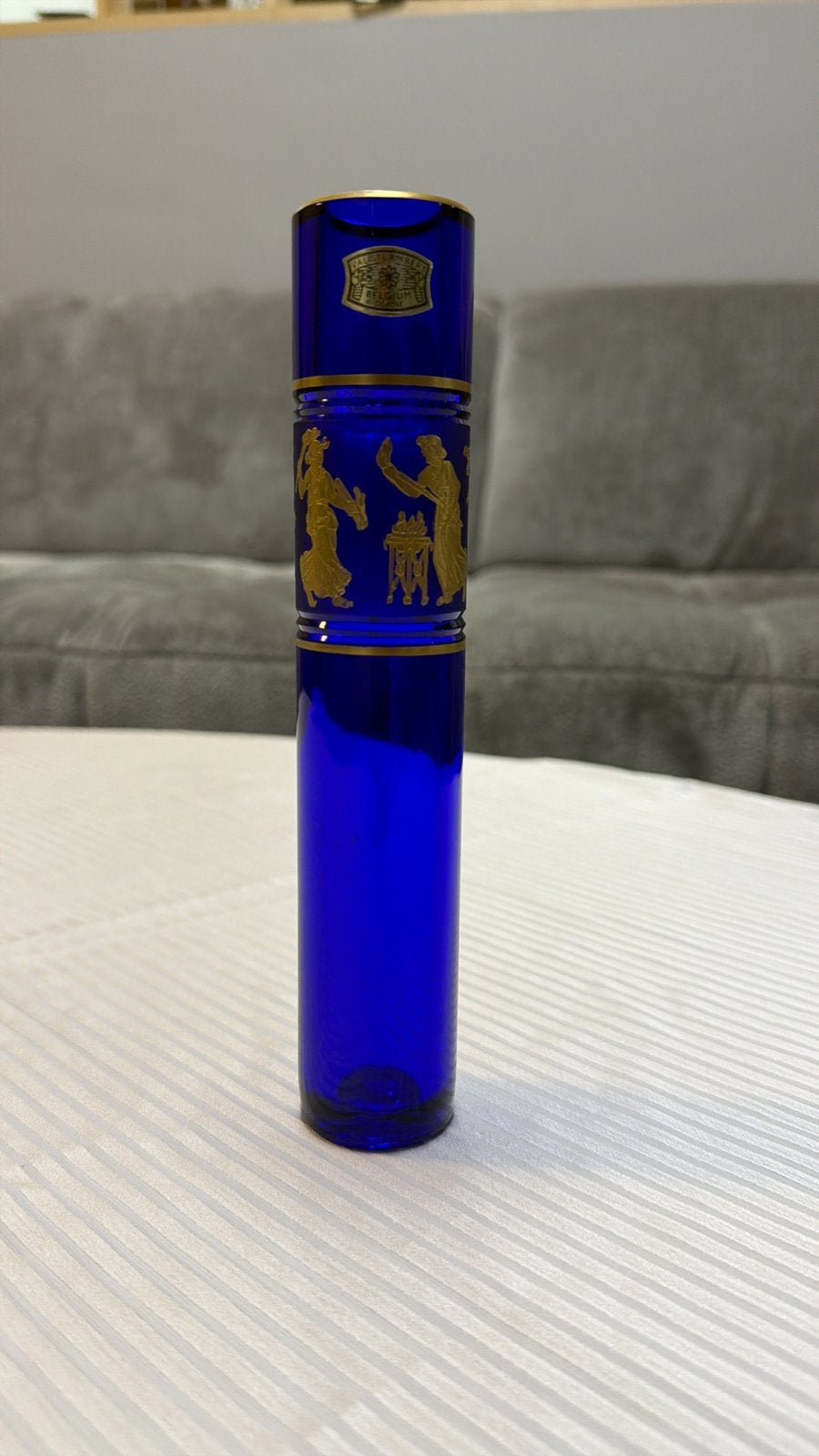 Val St. Lambert cobalt blauw DDF, Ophalen