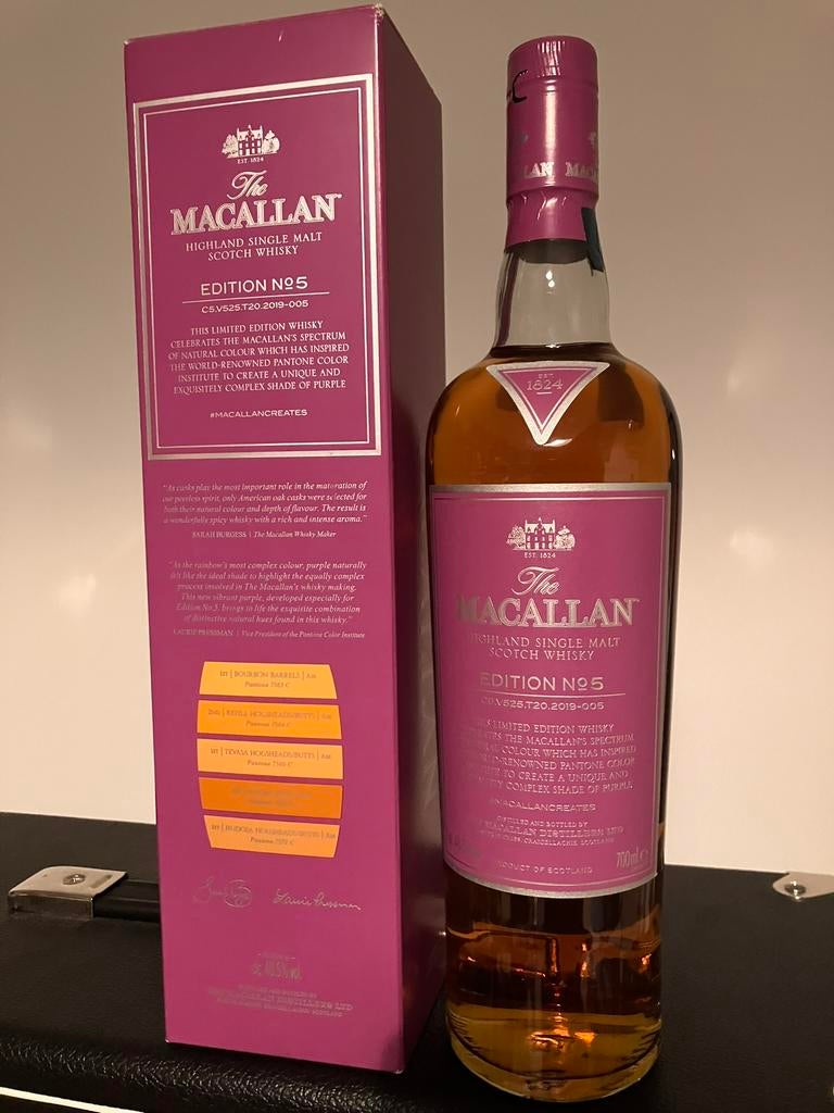 Macallan Edition No. 5, Ophalen, Zo goed als nieuw