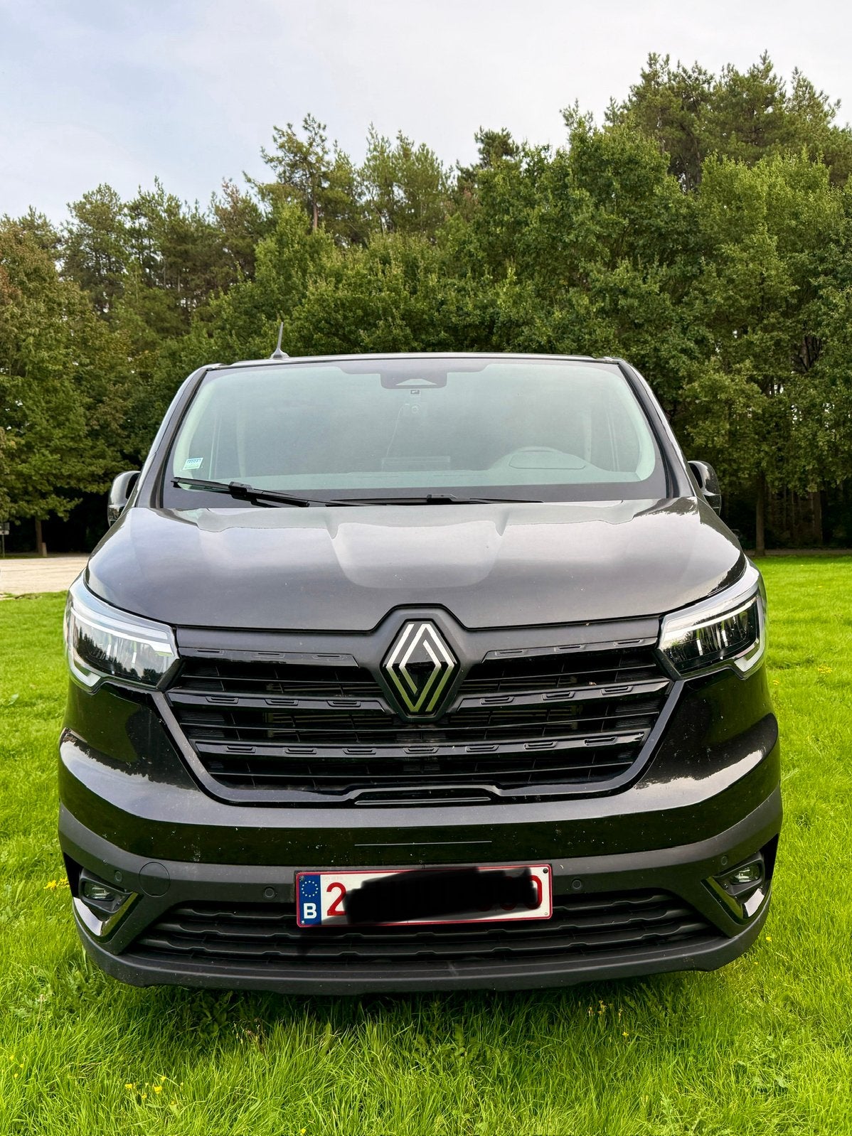 Renault Trafic 3zit, 4 deurs, Stof, Zwart, Zwart