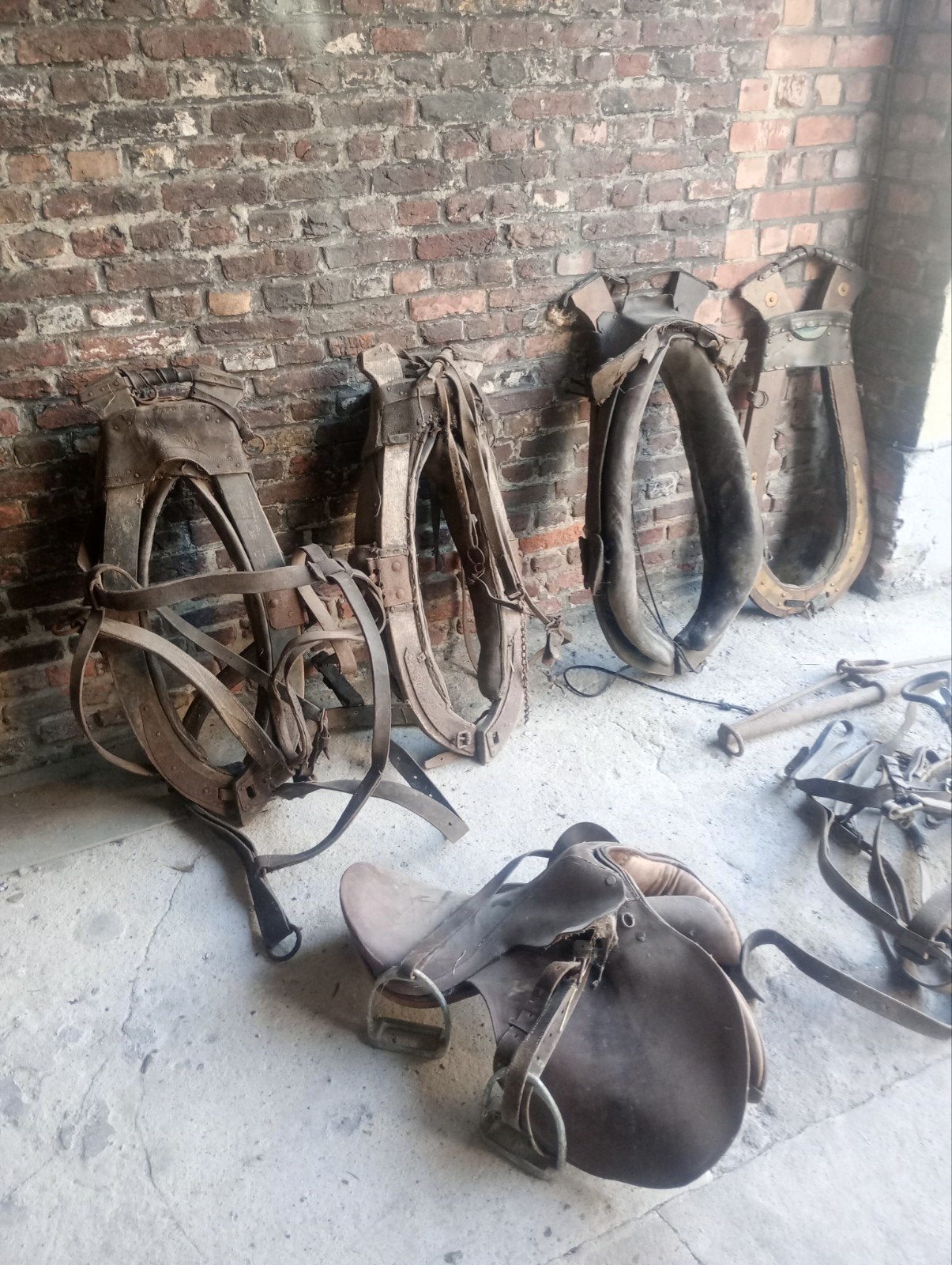Paarden gerief, Ophalen