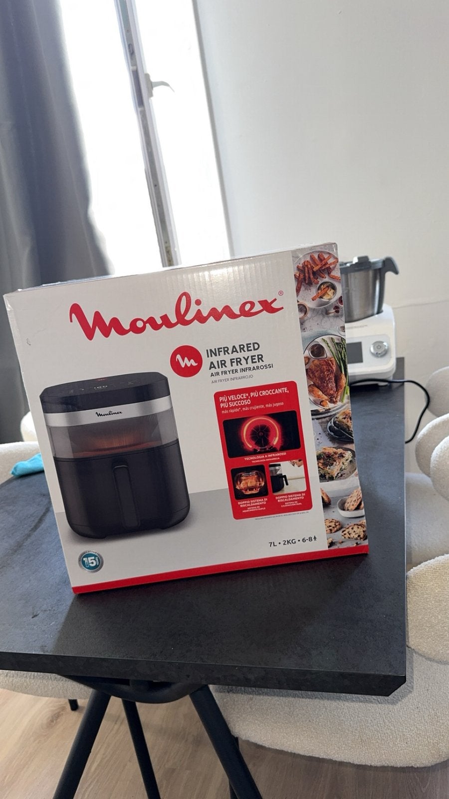 Air fryer moulinex neuf, 2 à 3 litres, Enlèvement ou Envoi, Neuf, Résiste au lave-vaisselle
