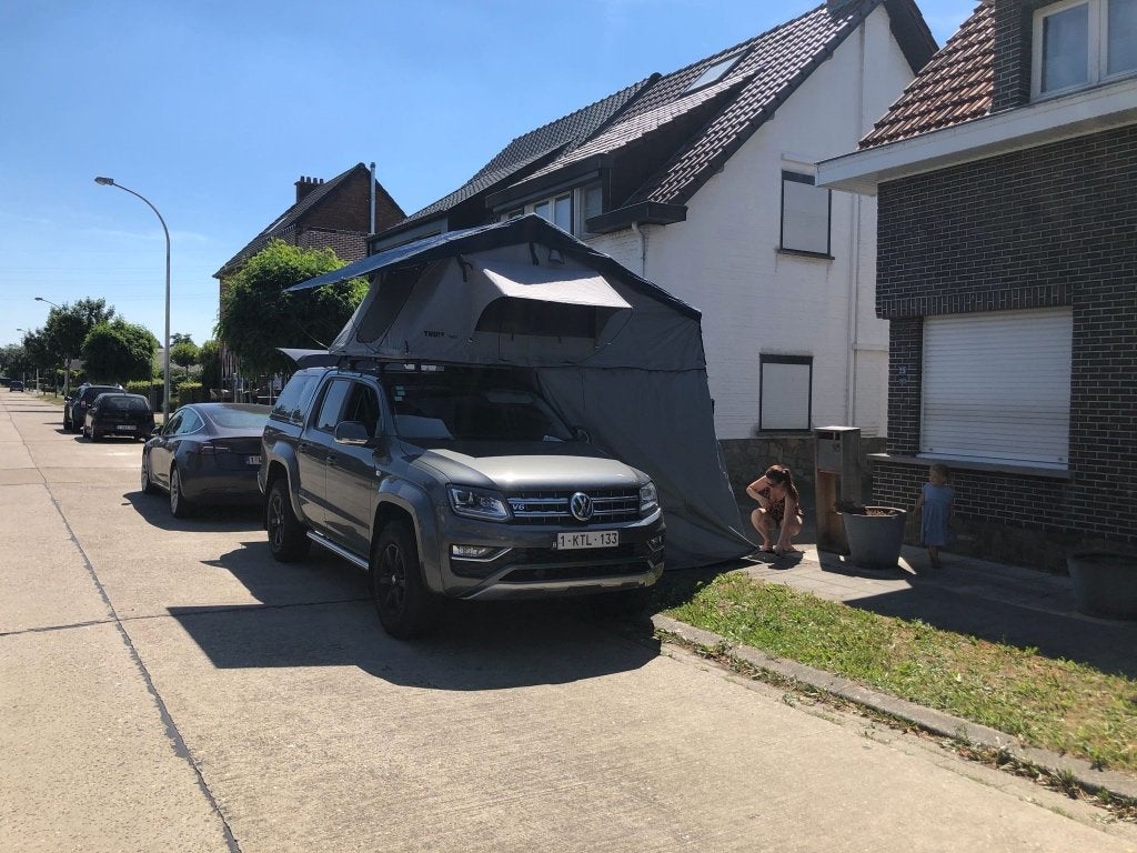 Thule Tepui Autana 4-persoons daktent met ondertent, Caravans en Kamperen, Tenten, Ophalen, Zo goed als nieuw, Tot en met 4