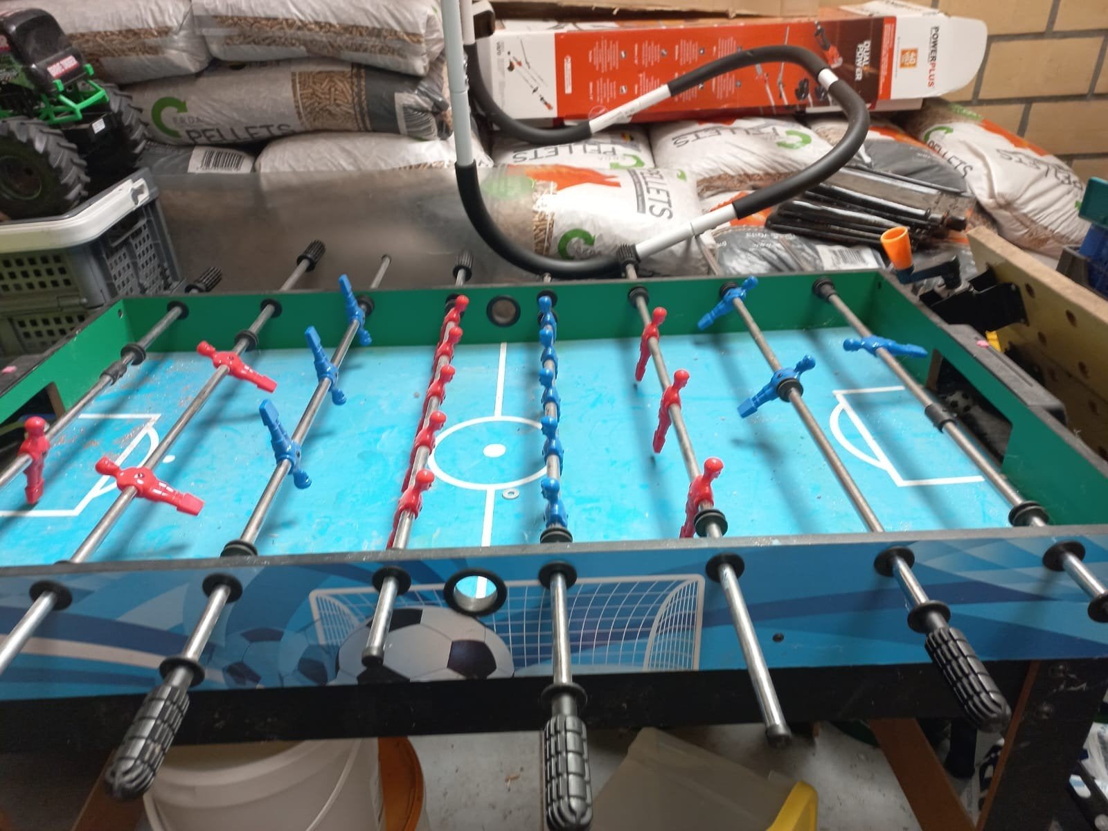 spelletjes tafel, Ophalen